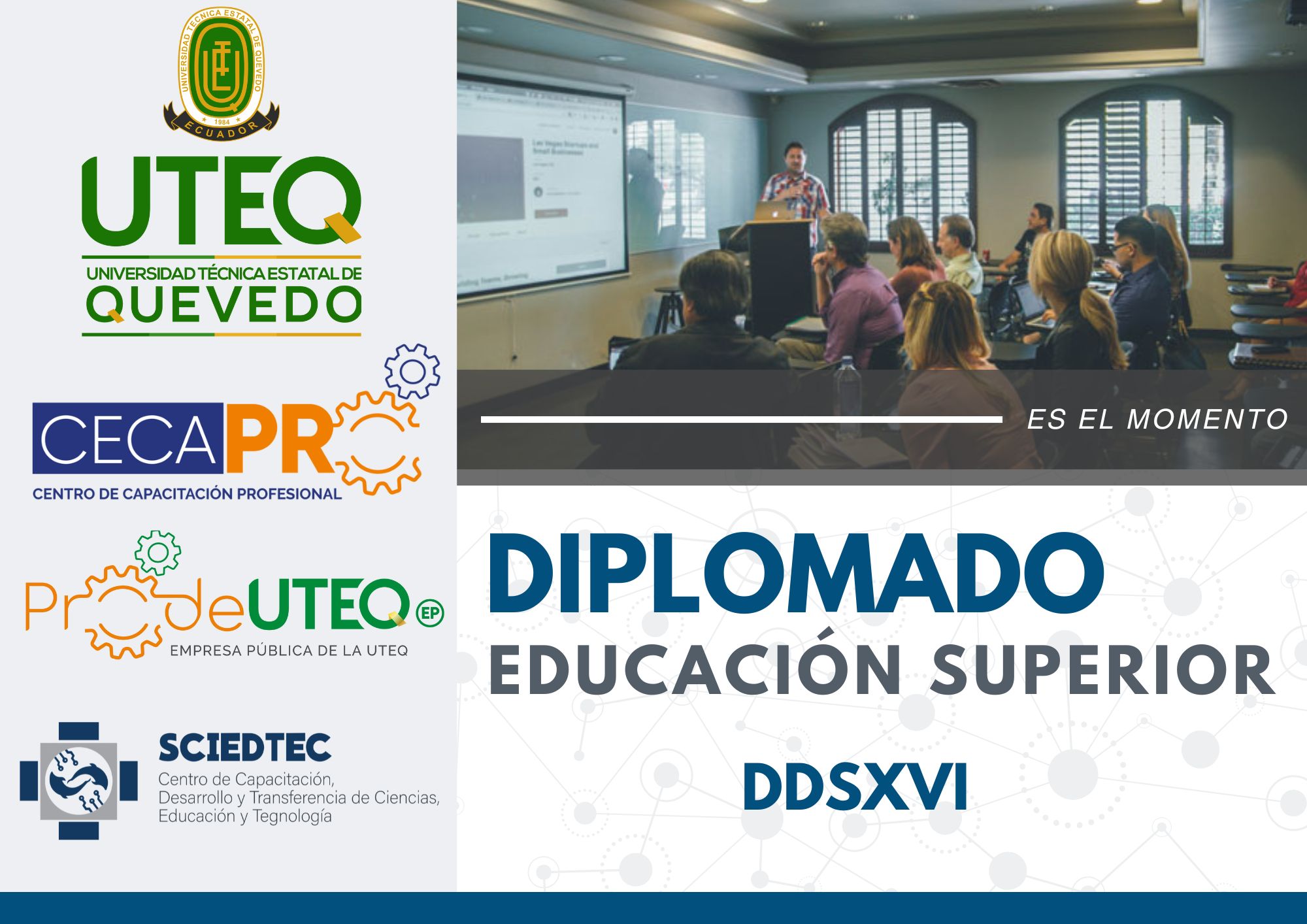 Portada del Diplomado de Docencia Superior DDSXVI